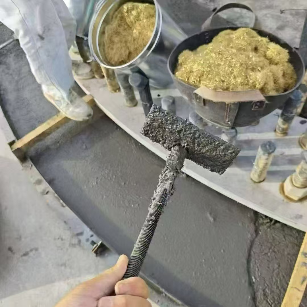 珠山C120钢纤维高强无收灌浆料 轧机压缩机汽轮机发电机锻压设备底座灌浆材料